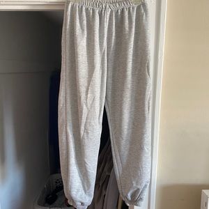 Grey sweatpants